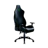Razer Iskur X - Ergonomischer Gaming Stuhl (Schreibtischstuhl / Bürostuhl, Ergonomisches Design, Mehrlagiges Kunstleder, Polster aus hoch verdichtetem Schaumstoff) Schwarz/Grün | Standard