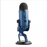 Blue Microphones Yeti Professionelles USB-Mikrofon für Aufnahmen, Streaming, Podcasting, Broadcasting, Gaming, Voiceover und mehr, Plug 'n Play auf PC und Mac - Dunkelblau
