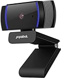 papalook Autofokus Webcam 1080P mit Mikrofon, AF925 USB Computer Web Kamera Full HD-Videostream für Online-Kursen, Kompatibel mit Zoom/Skype/Facetime/Teams, PC Mac Laptop Desktop