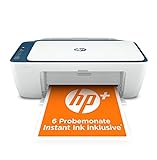 HP DeskJet 2721e Multifunktionsdrucker (HP+, Drucker, Scanner, Kopierer, WLAN, Airprint) inklusive 6 Monate Instant Ink, Blau
