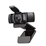 Logitech C920s HD PRO Webcam, Full-HD 1080p, 78° Blickfeld, Autofokus, Belichtungskorrektur, USB-Anschluss, Abdeckblende, Für Skype, FaceTime, Hangouts,etc., PC/Mac/ChromeOS/Android/Xbox One -Schwarz