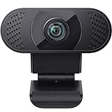 wansview Webcam 1080P mit Mikrofon, Webcam USB 2.0 Plug und Play für Laptop, PC, Desktop, mit automatischer Lichtkorrektur, für Live-Streaming, Videoanruf, Konferenz, Online-Unterricht, Spiel