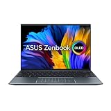 ASUS Zenbook 14X OLED Laptop (14 Zoll, WQXGA 2560x1600) Notebook (Intel i9-12900H, 32GB RAM, 1TB SSD, Intel Iris Xe, Win11H) Pine Grey/QWERTZ