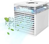 NexFan Mobile Klimaanlage | 4 in1 Mini Air Cooler | 3 Geschwindigkeitsstufen | Klimagerät | Luftreiniger | Klima Ventilator | Luftkühler | Aircooler (Weiß)