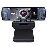 Webcam 1080p 60fps Full HD with Stereo Microphone, Vitade 682H PC Computer USB Web Camera for Video Chat and Recording, Compatible with Windows, Mac and Android