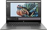 HP ZBook Studio 15 G8 (15,6 Zoll / UHD AMOLED Touch) Mobile Workstation Laptop (Intel Core i9-11950H, 32GB RAM, 1TB SSD, Nvidia Geforce RTX 3070, Windows 10 Pro, Fingerabdrucksensor, QWERTZ) Grau