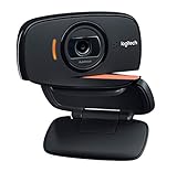 Logitech B525 Business-Webcam, Full-HD 1080p, 69° Blickfeld, Autofokus, 360° Schwenkradius, RightLight 2-Technologie, USB-Anschluss, Klappbar, Für Skype, Skype Business, Lync, PC/Mac/ChromeOS