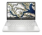 HP Plus Chromebook 14a-na1292ng (14 Zoll / Full HD IPS) Laptop (Intel Pentium N6000, 8GB RAM, 128GB eMMC, Intel Grafik, Chrome OS, QWERTZ) Silber