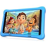 HAPPYBE Kids Tablet, 8 Zoll Android 10.0 Tablet Kinder, 1920 * 1200 FHD Display, 2GB RAM 32GB ROM, Quad Core, Vorinstalliertes Kidoz, WiFi, Bluetooth, Doppelkamera Tablett PC (Blue)